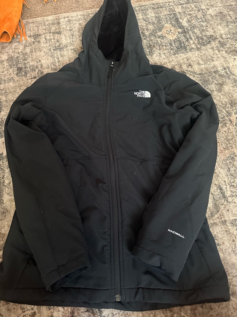 The North Face Black Hooded WindWall Jacket